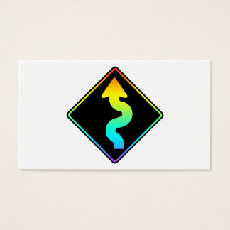 kurvenförmige Straße vor der Straße