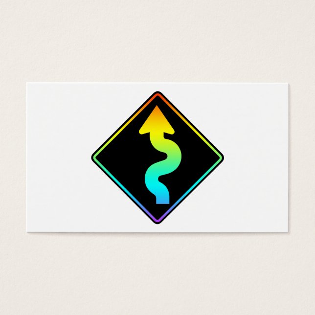 kurvenförmige Straße vor der Straße (Vorderseite)