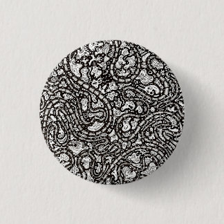Kurvenreiche Cartoon-Gesichter Design Button