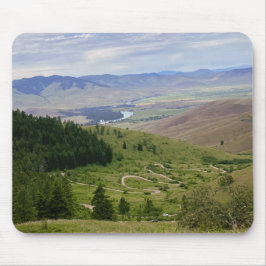 Kurvenreiche Straße Mousepad