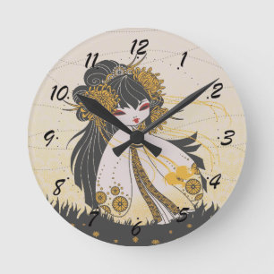 Kurvenuhr (Medium) Runde Wanduhr