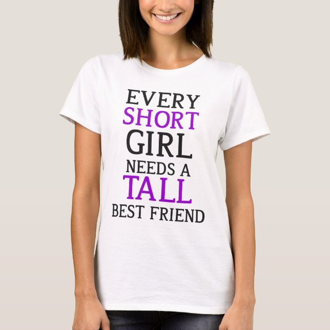 Kurz Girl - Tall Girl T-Shirt (Vorderseite)