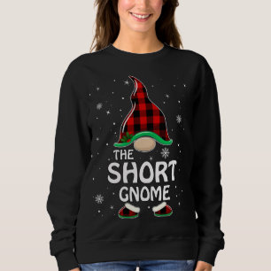 Kurz Gnome Buffalo Kariert Matching Family Christm Sweatshirt