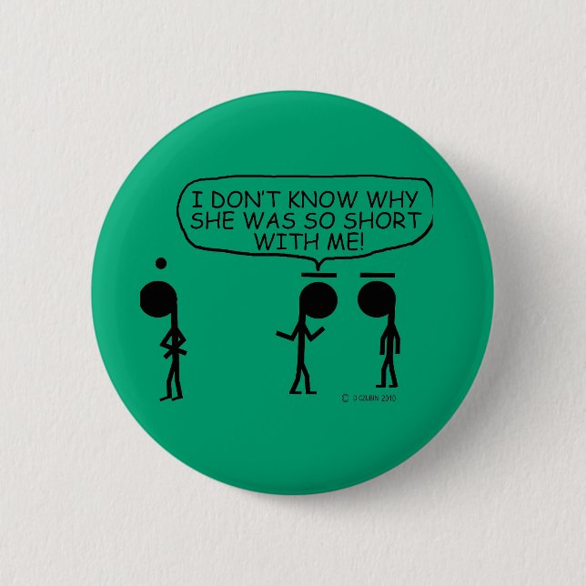 Kurz mit mir button (Vorderseite)