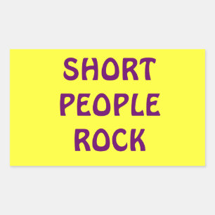 Kurz People Rock Aufkleber