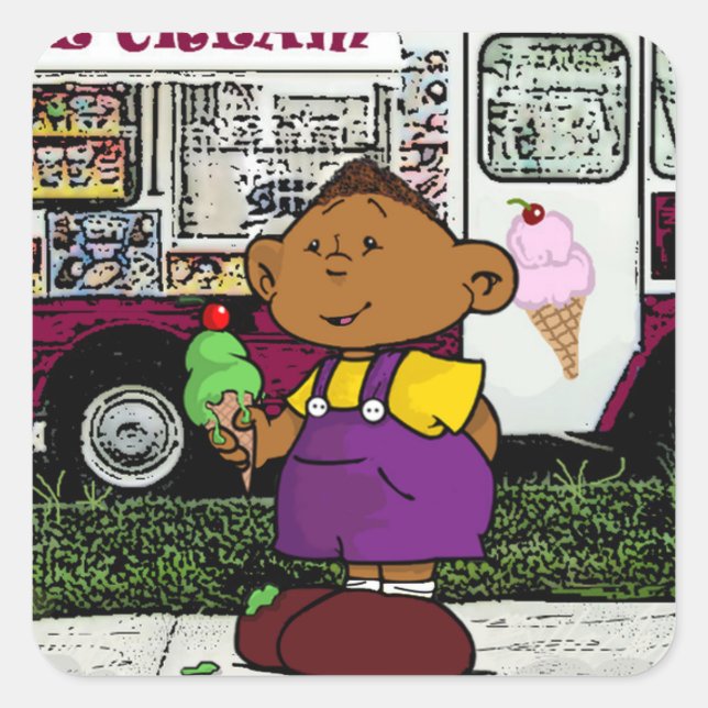 Kurz Sleevez Classic Square Sticker (Vorderseite)