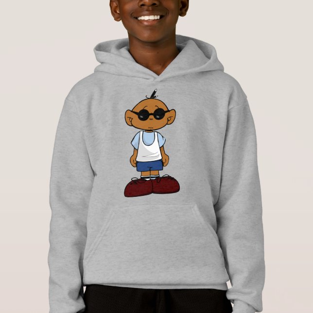 Kurz Sleevez Hoodie (Vorderseite)