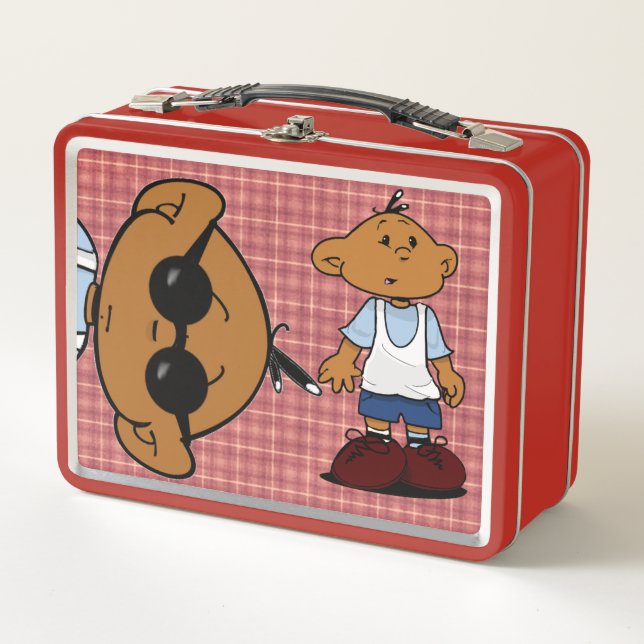 Kurz Sleevez Metal Lunch Box (Vorderseite)