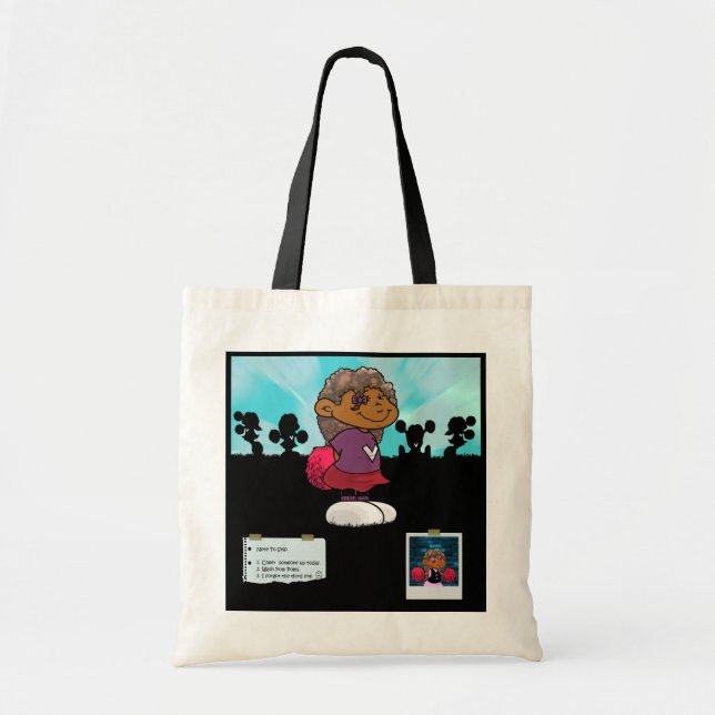 Kurz Sleevez Tote Bag Tragetasche (Vorne)