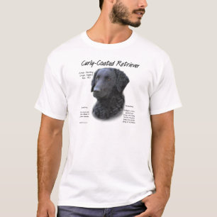 Kurz überzogenes Retriever History Design T-Shirt