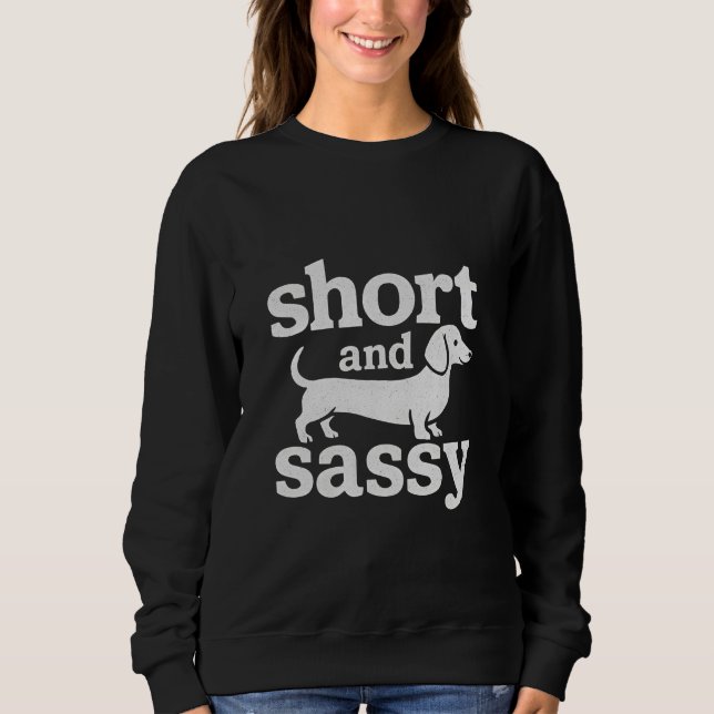 Kurz und frech sweatshirt (Vorderseite)