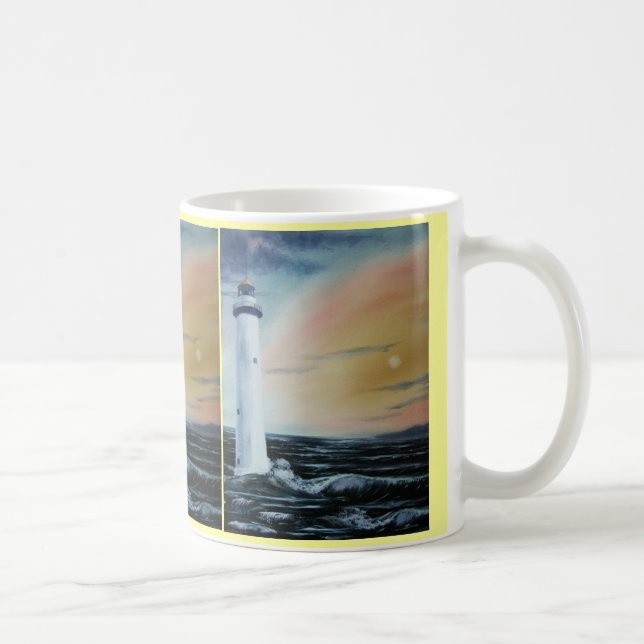 Kurz vor Sonnenuntergang-Dreiergruppen-Tasse Kaffeetasse (Rechts)