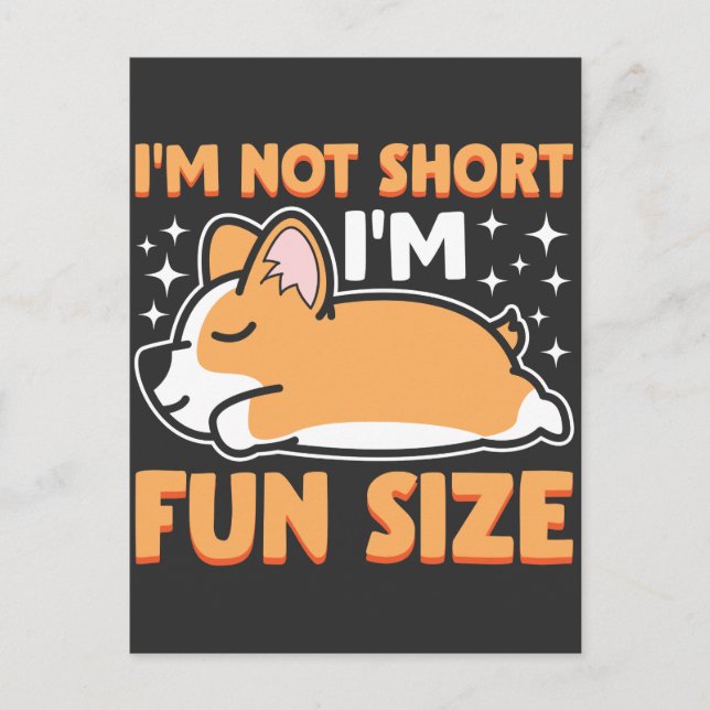 Kurz Welsh Corgi Pembroke Dog Owner Puppy Lover Postkarte (Vorderseite)