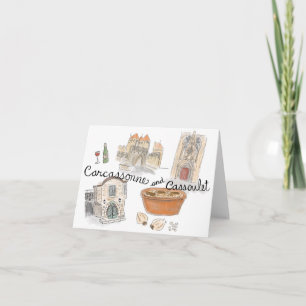 Kurzbeschreibung für Reisen: Cassoulet in Carcasso Karte
