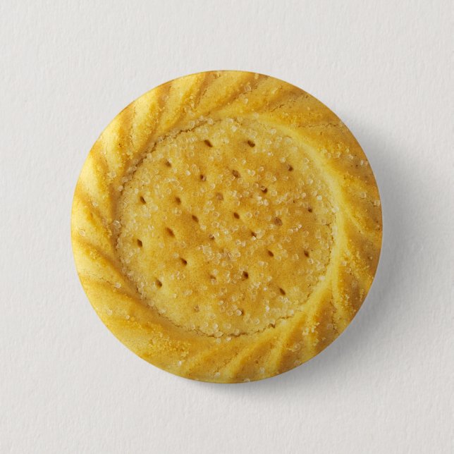 Kurzbrot Biscuit Pinback Button (Vorderseite)