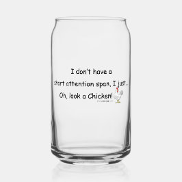 Kurze Aufmerksamkeit Span Chicken Dosenglas