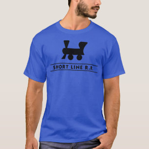 Kurze Bahnlinie T-Shirt