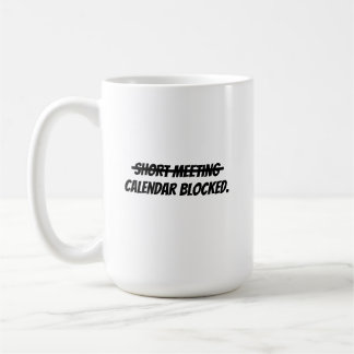 Kurze Besprechung Kaffeetasse