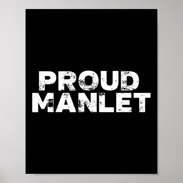 Kurze Bodybuilding von Proud Manlet Poster (Vorne)