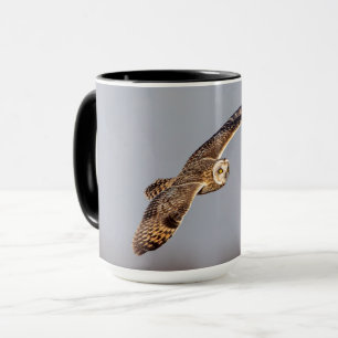 Kurze Eule im Shawangunk-Grasland Tasse