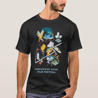 Kurze Filmfestspiele Vancouver - T - Shirt (Schwar