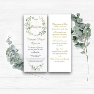 Kurze Gebete Taufkarte Menükarte