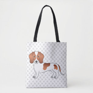 Kurze Haare Dackel Kartoon Dog & Paws