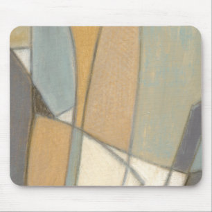 Kurze Linien und verworrene Erdtöne Mousepad