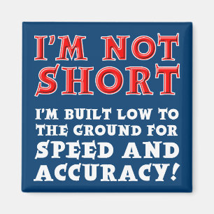 Kurze Menschen - Kühlschrankmagnet für Geschwindig Magnet