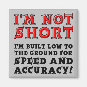 Kurze Menschen - Kühlschrankmagnet für Geschwindig Magnet