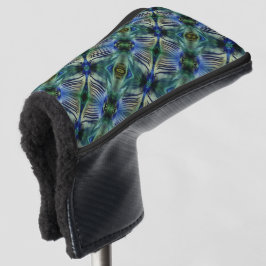 Kurze Querstreifen in grün und blau Golf Headcover