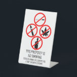 Kurze Term Rental Business Keine rauchfreien Zigar Sockelschild<br><div class="desc">Dieses Design kann in dem Bereich personalisiert werden, der durch das Ändern des Fotos und/oder Textes zur Verfügung gestellt wird. Sie können auch angepasst werden, indem Sie auf Vorlage personalisieren klicken und dann auf die Schaltfläche klicken, um weitere Optionen anzupassen, um die Hintergrundfarbe zu löschen oder zu ändern, Text hinzuzufügen,...</div>