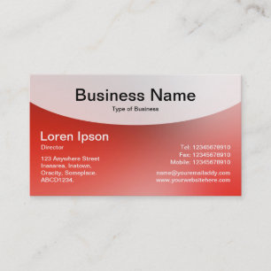 Kurze Top v4d - weiche Gradients Business Card Visitenkarte