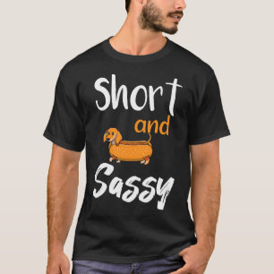 Kurze und leichte Dackel Tiere Liebe Wurst tun T-Shirt