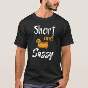 Kurze und leichte Dackel Tiere Liebe Wursthund T-Shirt