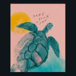 Kurze Zauberseeschildkröte Poster<br><div class="desc">Erstellt und entworfen von Morgan Harper Nichols</div>