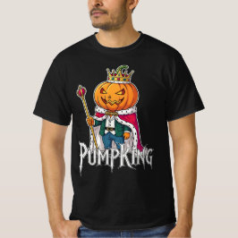 Kürzen Halloween Cooler Kürbiskürbis-King-Design T-Shirt