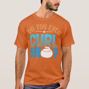Kürzen Sie sogar Shirt WInter Ice Curling Rock?