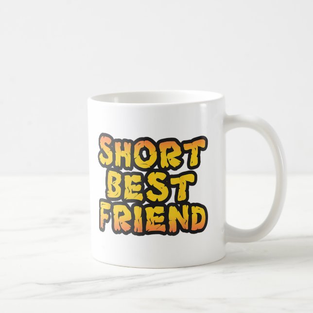 Kurzer bester Freund, Freunde, Bestien BESTE FREUN Kaffeetasse (Rechts)