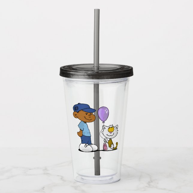 Kurzer Sleevez-Cup Acryltrinkbecher (Vorderseite)