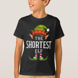 Kurzes Elf Group Fun Weihnachten Pajama Party T-Shirt