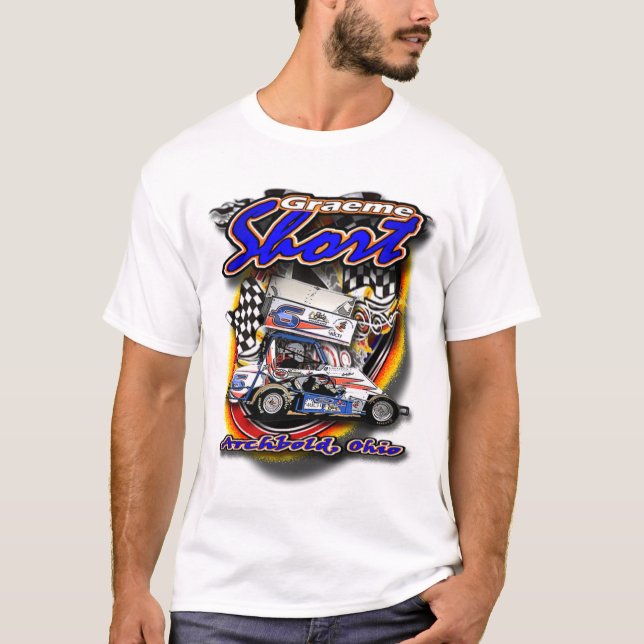 Kurzes laufendes Shirt Graeme (Vorderseite)