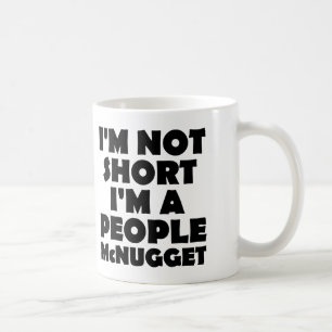 Kurzes Leute-Nugget-lustige Tasse oder Reise-Tasse