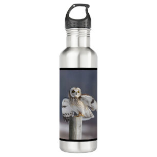 Kurzes Owl 2 Edelstahlflasche