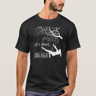 Kurzes Swing High Motivierend T-Shirt