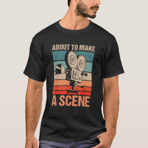 Kurzfilm-Drehbuchautor Filmemacher Kameramann T-Shirt