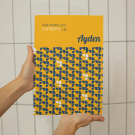 KURZFRISTIG Niedliches gelbes blaues Kinderzimmer Poster