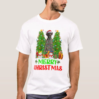 Kurzhaarige Pointer Dog Weihnachten T-Shirt