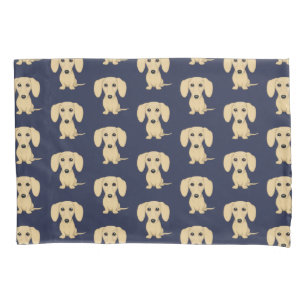 Kurzhaariges Dackel-Sahnemuster Kissenbezug