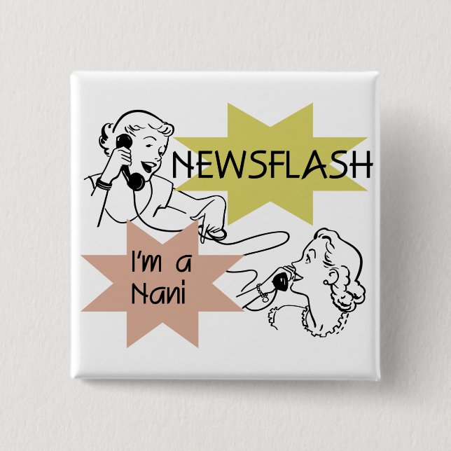Kurznachricht bin ich ein Nani T - Shirts und Button (Vorderseite)